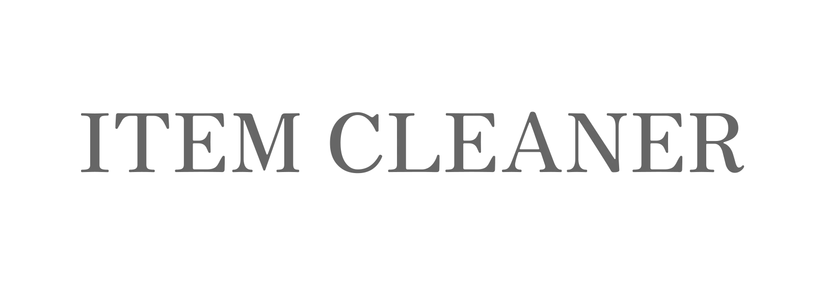 ITEM CLEANER