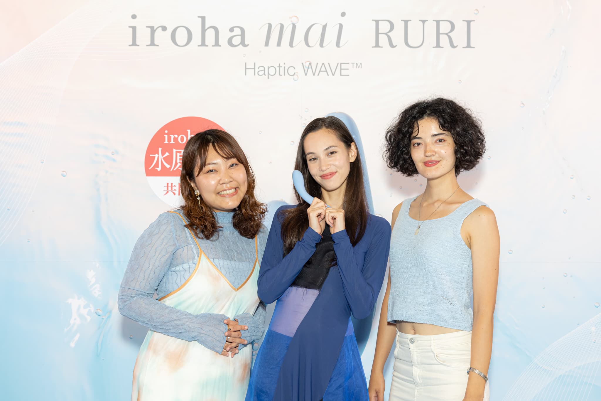トークセッションに登壇したiroha 犬飼、水原希子さん、iroha GEMMA