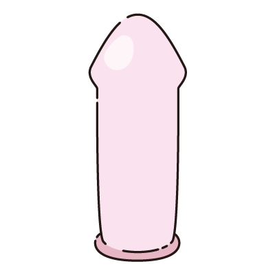 フィットタイプのコンドーム_イラスト画像