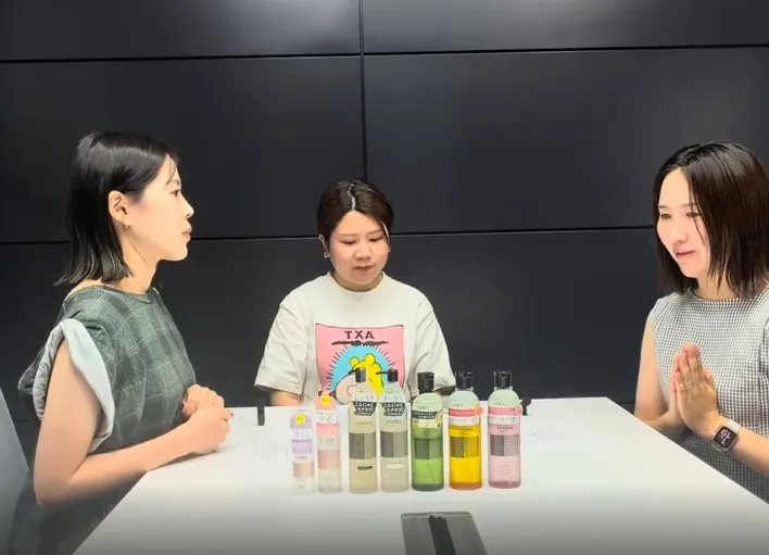 デリケートゾーンソープについて話す3人